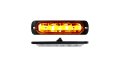 6-LED Ultra Slim Flush Mount 19-Flash Pattern Marker Strobe Light Amber Race Sport Lighting