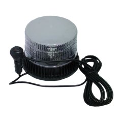 16-LED Dome LED High-Powered Beacon Blue LED's in White Lens Dome Race Sport Lighting