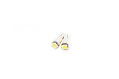 T5 5050 LED 1 Chip Bulbs White Pair Race Sport Lighting