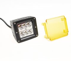 3x4 Inch 24W 6-LED CREE Cube Spot Light w/ Optional Amber CoverStreet Series Race Sport Lighting