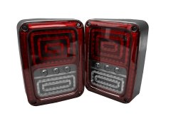 Jeep Wrangler LED Tail Lamp Rearlights Red Color 07-on Year led back lamp 15W 450 Lumen Pair Race Sport Lighting
