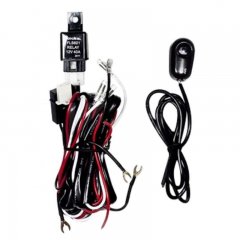 Universal Wiring Harness Include Switch Kit Car Auto Fog Lights Lamp Wire LED...