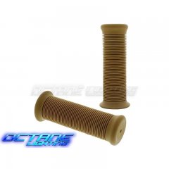 1" Natural Rubber Motorcycle Bike Bicycle Handlebar Hand Molded Grips Pair