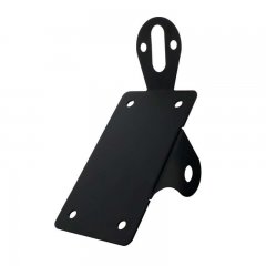 Black "Bobber" Style Side Mount Light Bracket - Vertical | Motorcycle Products