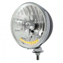 7" DIETZ Style Black Headlight - Crystal LED HB2/9003 | Dietz Headlight