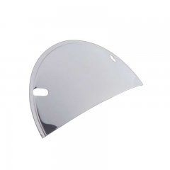 7" Round Stainless Headlight Shield | Headlight Visors and Shields