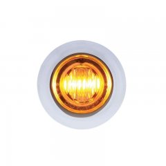 3 LED Dual Color Mini Clearance/Marker Light - Amber/Red | Clearance Marker Lights