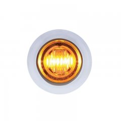 3 LED Dual Color Mini Clearance/Marker Light - Amber/Blue | Clearance Marker Lights