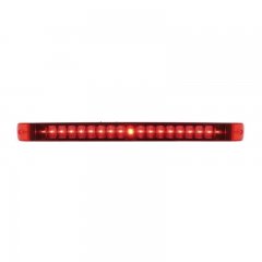 19 LED 17" Stop, Turn / Tail Light Bar - Red LED/Red Lens | Stop / Turn