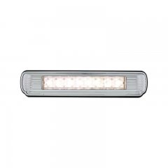 Chrome Flush Mount 8 White LED License Plate Light - Back-Up Light | License Plate Accessories