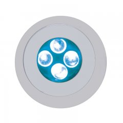 4 LED Fastener - Blue | License Plate Accessories