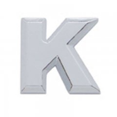 Chrome Letter - K | Letters / Scripts