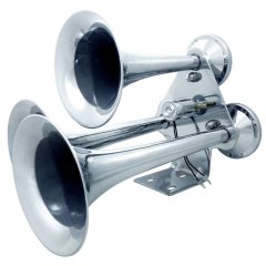 3 Trumpet Chrome Train Horn - Standard Duty | Train Horns