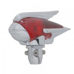 Chrome Antenna Topper - Red | Novelties / Accessories