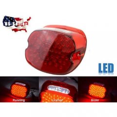 Harley Davidson Red LED Tail Running License Brake Light Lamp Bulb Lens
