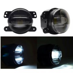 4" inch 30W  LED Fog Light Driving Lamp DRL For 2007-2015 Jeep Wrangler JK CJ TJ