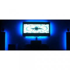 Music RGB LED Ambient Color Illuminate TV Television Backlit Backlight Lighting