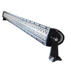 52" 300W White Dual Row 100-LED Spot Flood Light Bar Off Road Truck 21000 Lumens