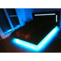 RGB LED Color Changing Bedroom Bed Room Mood Accent Ambiance Lighting Lights Kit
