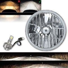 H6024/6014 Crystal Glass/Metal Headlight SMD 360° LED Light Bulb Headlamp