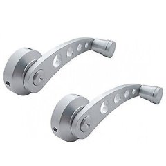 Chevy Truck Inside Interior Brushed Aluminum Billet Window Cranks Handle Pair