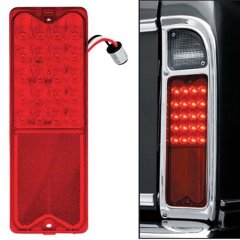 67-72 Chevrolet Chevy GMC Truck 20-LED Red Tail Turn Signal Park Light 1157 Lens