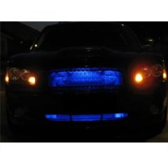 4 12" Car Truck Rv 15 Blue LED Under Glow Waterproof Grill Hood Light Bulb Strip