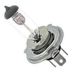 One - 6 Volt Halogen Headlight Headlamp Clear Glass Light Lamp Bulb 55/60W H4 6V