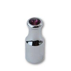 Chrome Aluminum International Toggle Switch Extension w/ Purple Diamond