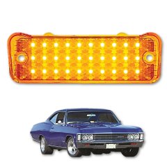 1966 66 Chevy Impala Bel Air Biscayne LED Park Light Lamp Turn Signal Lens Each