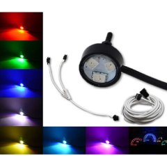 Multi-Color Changing Shift RGB SMD LED Halo Interior Dash Indicator Light Kit