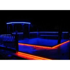 RGB LED Outdoor Backyard Patio Deck Yard Pool Bar Bbq Grill Cabana Lights Set