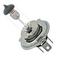 One - 6 Volt Halogen Headlight Headlamp Clear Glass Light Lamp Bulb 25/25W H4 6V