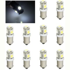 (10) 5-LED Dash Indicator Instrument Panel Cluster Gauges Glove Box Light Bulbs