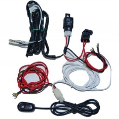 Universal Car & Truck Fog Light Lamp Relay Wiring Harness On/Off Switch Kit Set