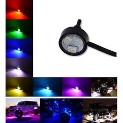 Multi-Color Changing 3-LED RGB SMD Rock Pod Indicator Light Interior Exterior Octane Lighting