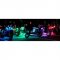 12Pc Motorcycle RGB/Red/Green/Blue/Yellow Glow Lights Flexible LED Strips Kit
