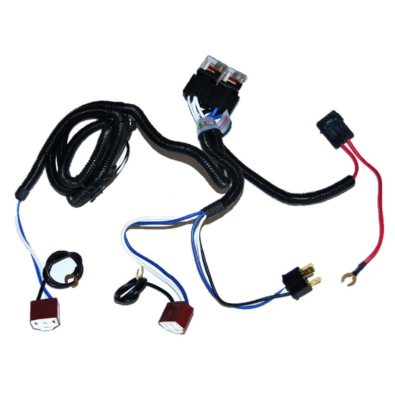 MotoControl Bi-Xenon: H4/9003 Hi/Lo Relay Wire Harness H60