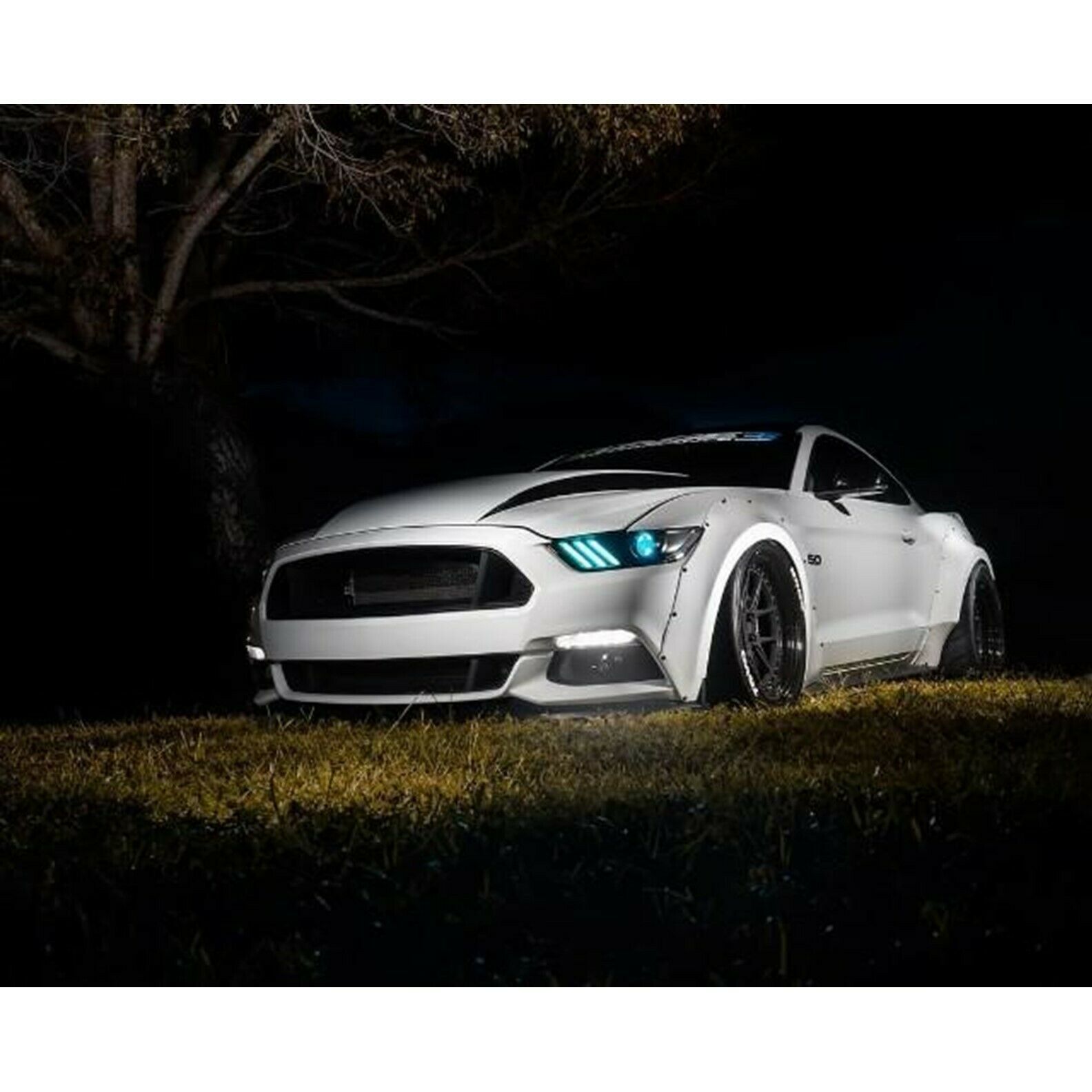 2015-2017 Ford Mustang Easy Install RGBW LED Demon Eye Kit