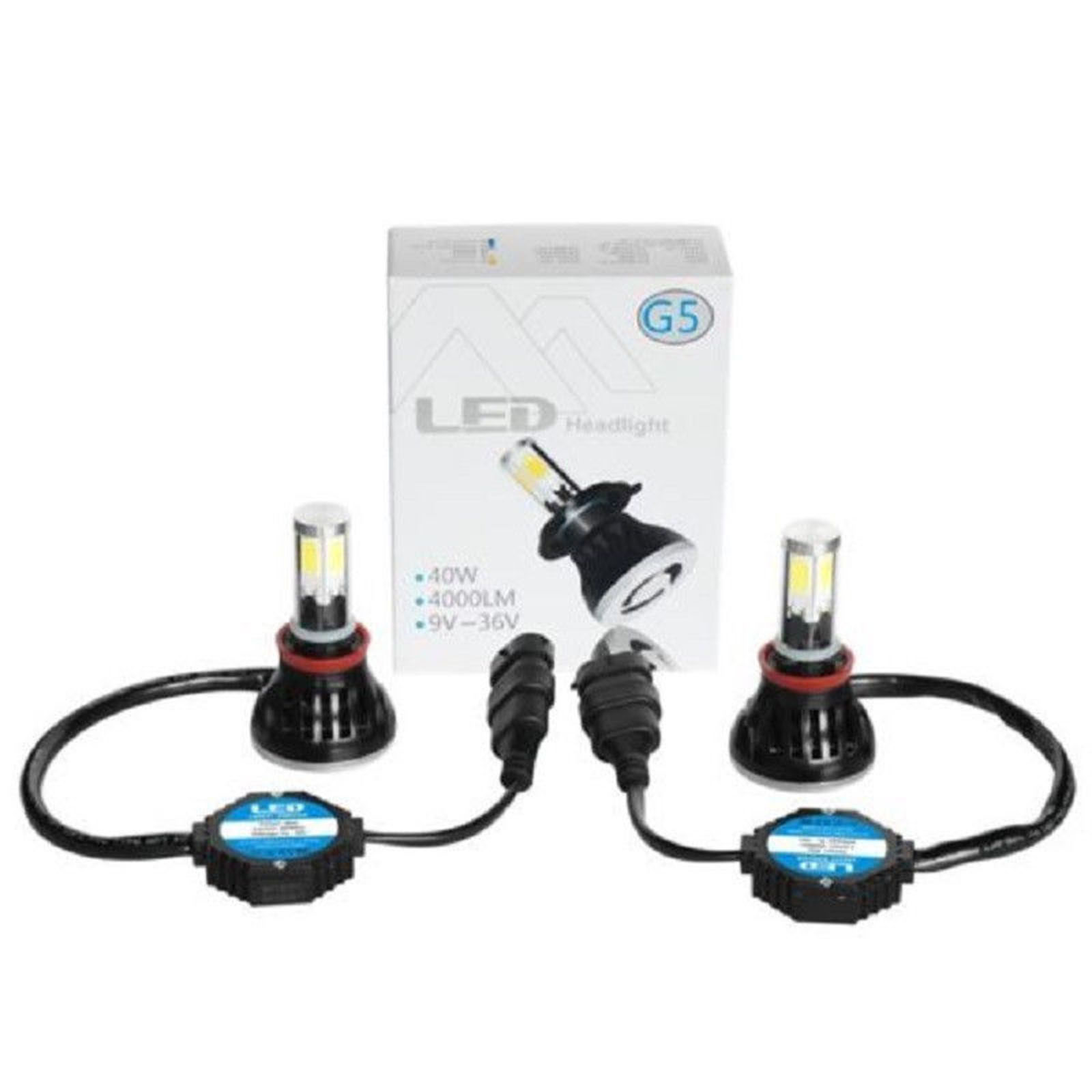 H11 SMD COB LED Canbus Headlight/Fog Light Bulb 6000K 4000 Lumens