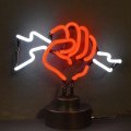 FIST WITH LIGHTNING NEON SCULPTURE