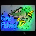 GONE FISHING NEON SIGN