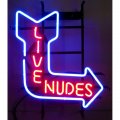 LIVE NUDES NEON SIGN