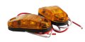 Truck and Trailer LED 2.5x1 Inch 12V LED Marker Strobe Amber Come in Pairs Race Sport Lighting