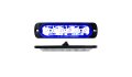 6-LED Ultra Slim Flush Mount 19-Flash Pattern Marker Strobe Light Blue Race Sport Lighting