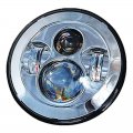 (1) 97-16 Jeep 7" Chrome 6500K Projector Octane HID LED Light Bulb Headlight