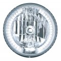 7" 34 White LED Crystal Headlight | Headlight Bulbs