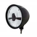 Black "BILLET" Style Groove Headlight - Blackout 5 LED Headlight | Headlight Components