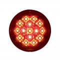 15 LED 2 3/8" Harley Turn Signal - Red LED/RedLens | Motorcycle Products