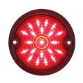 21 LED 3 1/4" Harley Signal Light w/ 1156 Plug - Red LED/Smoke Lens | Motorcycle Products